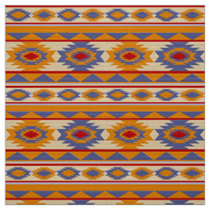 Southwestern tribal pattern fabric