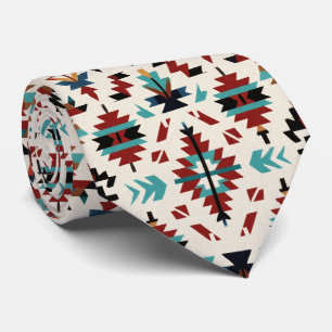  Southwestern Tribal Pattern Neck Tie