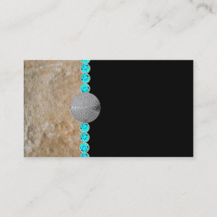 southwestern,turquoise,rustic business cards