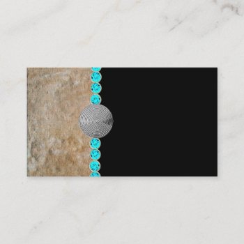 Southwestern Turquoise Rustic Business Cards by valeriegayle at Zazzle