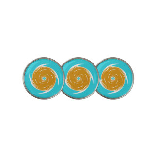 Southwestern Twirl Pattern Golf Ball Marker