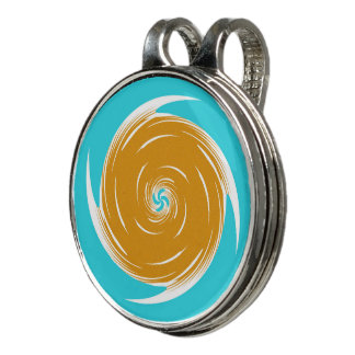 Southwestern Twirl Pattern Golf Hat Clip