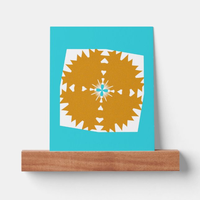 Southwestern Vibes Multi-Color Pattern Picture Ledge (Front)