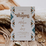 Southwestern Wedding Invitation<br><div class="desc">Southwestern Wedding Invitation
Ready to be personalized by you!</div>