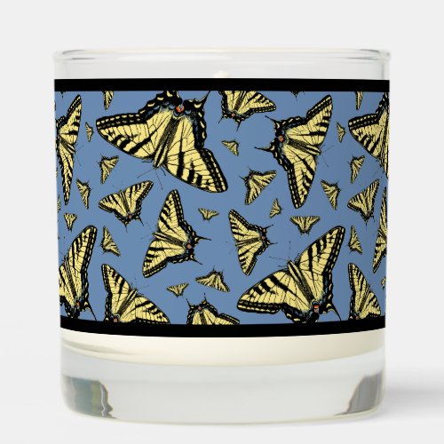 Southwestern Yellow  Blue Swallowtail Butterfly  Scented Candle