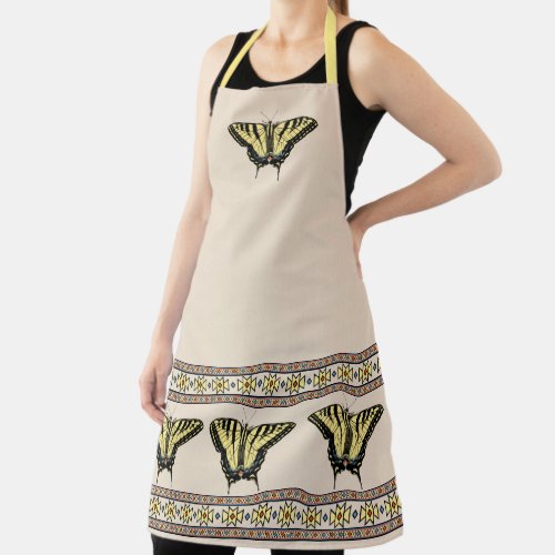 Southwestern Yellow Swallowtail Butterfly Apron