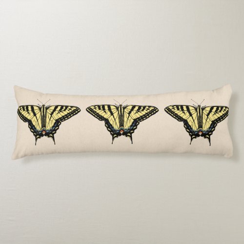 Southwestern Yellow Swallowtail Butterfly   Body Pillow