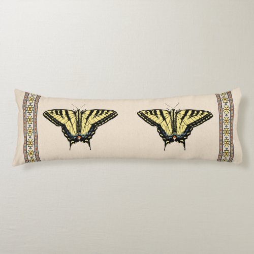 Southwestern Yellow Swallowtail Butterfly Body Pillow