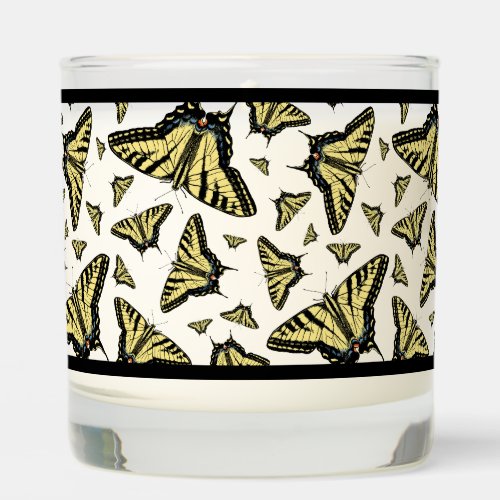 Southwestern Yellow Swallowtail Butterfly Design Scented Candle
