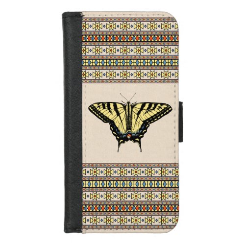Southwestern Yellow Swallowtail Butterfly iPhone 87 Wallet Case