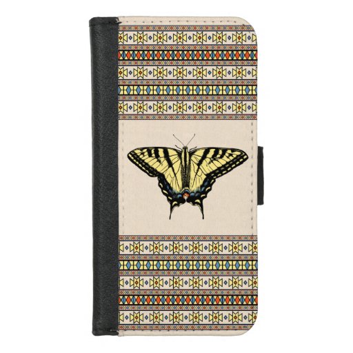 Southwestern Yellow Swallowtail Butterfly iPhone 8/7 Wallet Case