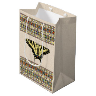 Southwestern Yellow Swallowtail Butterfly   Medium Gift Bag