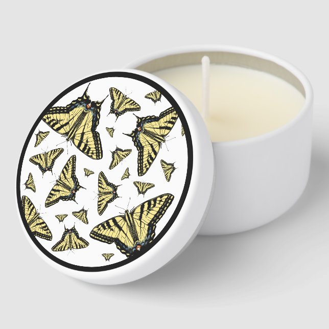 Southwestern Yellow Swallowtail Butterfly  Mini Candle Favors (Corner)