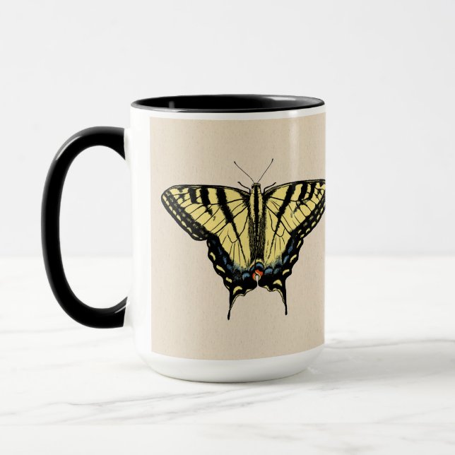 Southwestern Yellow Swallowtail Butterfly   Mug (Left)