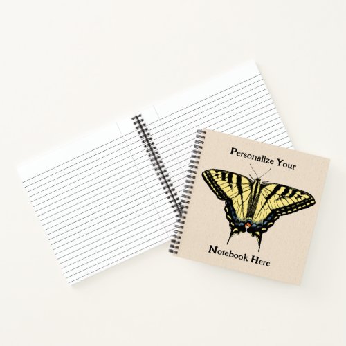 Southwestern Yellow Swallowtail Butterfly   Notebook