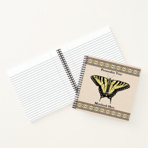 Southwestern Yellow Swallowtail Butterfly Notebook