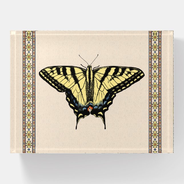 Southwestern Yellow Swallowtail Butterfly   Paperweight (Front)