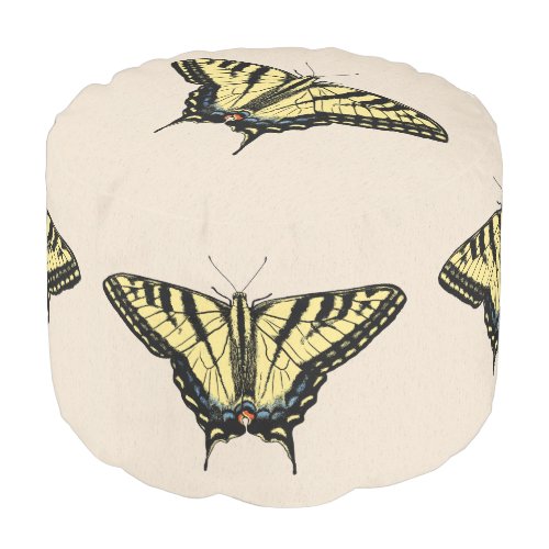 Southwestern Yellow Swallowtail Butterfly   Pouf