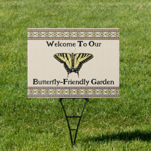 Southwestern Yellow Swallowtail Butterfly   Sign