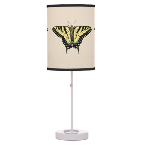 Southwestern Yellow Swallowtail Butterfly  Table Lamp