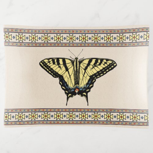 Southwestern Yellow Swallowtail Butterfly Trinket Tray