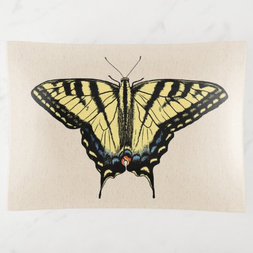 Southwestern Yellow Swallowtail Butterfly   Trinket Tray