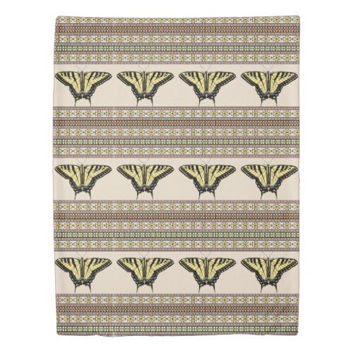 Southwestern Yellow Swallowtail Butterfly Twin Duvet Cover