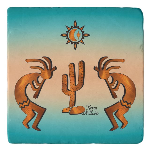 Southwet Kokopelli Trivet (Front)