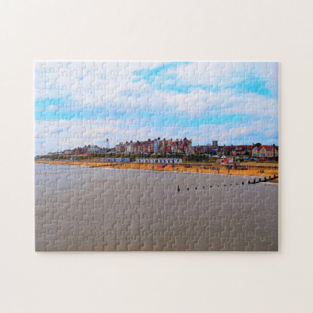Southwold Sea Front from Pier Jigsaw Puzzle (Horizontal)