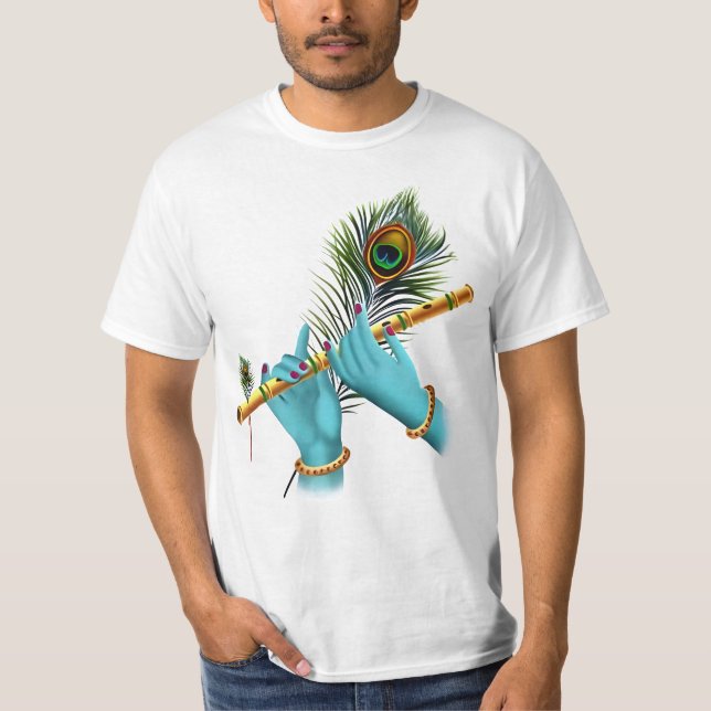 Souvenir Connect Lord Krishna Janmashtami T-Shirt (Front)