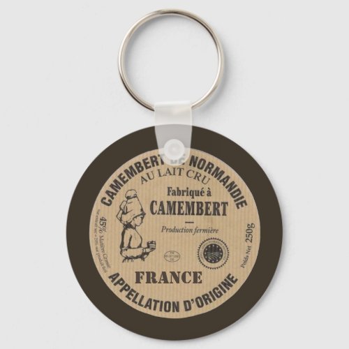 Souvenir de France  Le camembert Keychain