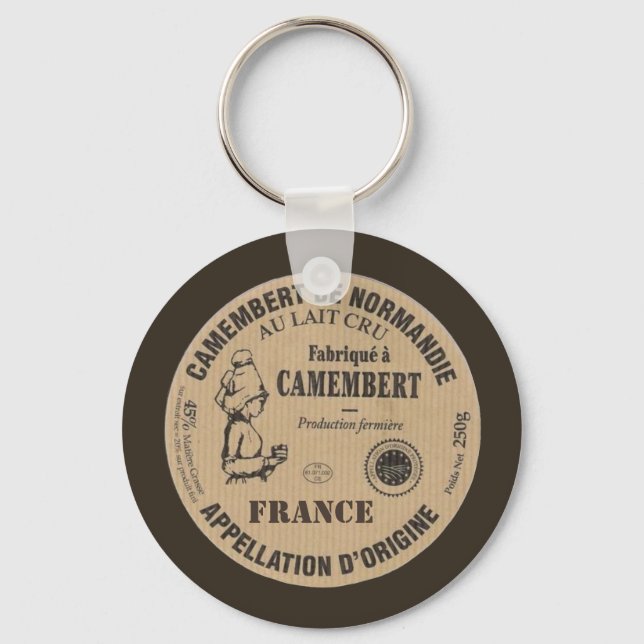 Souvenir de France : Le camembert Keychain (Front)