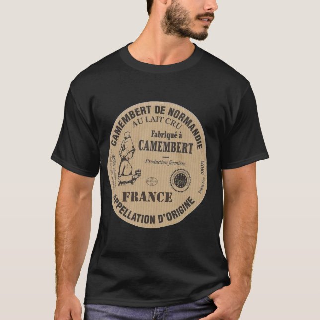 Souvenir de France : Le camembert T-Shirt (Front)