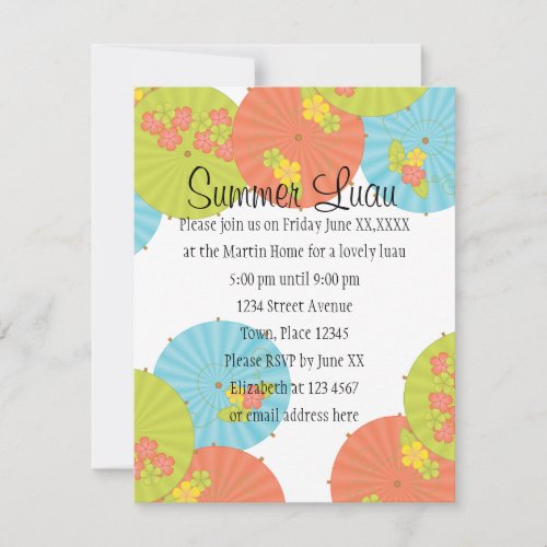 Souvenir Drink Umbrellas Custom Announcements