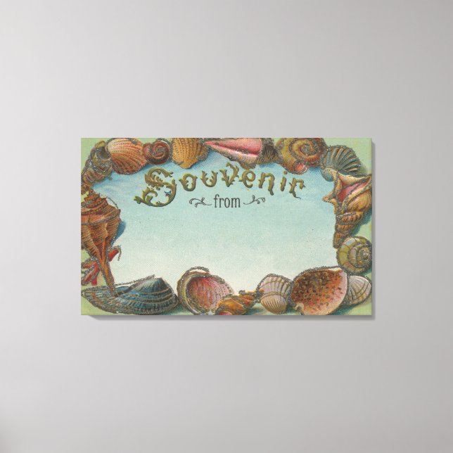 Souvenir From #1 - Any City, State Canvas Print (Front)