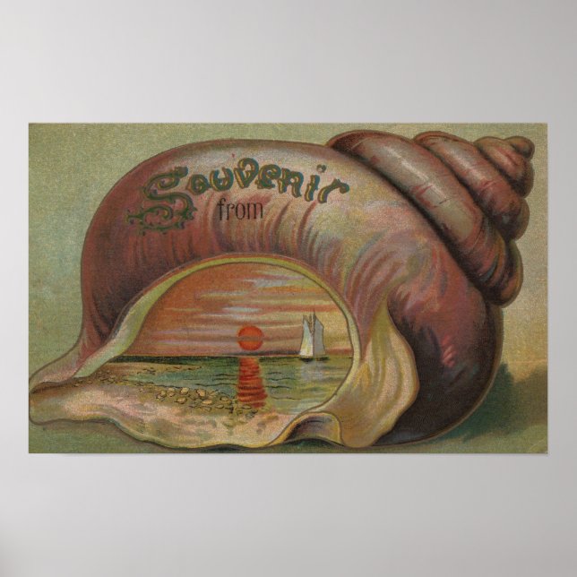 Souvenir From #4 - Any City, State Poster (Front)