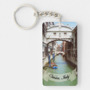 Souvenir from Venice Italy Bridge of Sighs Keychain