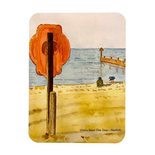 Souvenir from Wells Next The Sea Norfolk England  Magnet (Vertical)