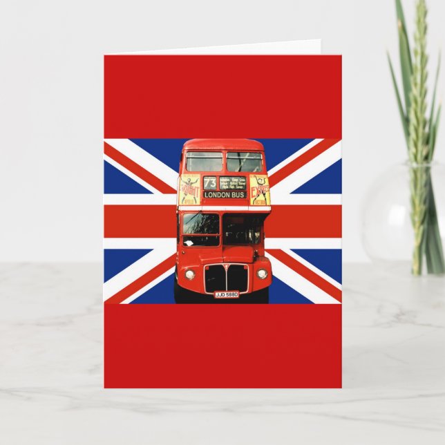 Souvenir Greeting Card from London England (Front)