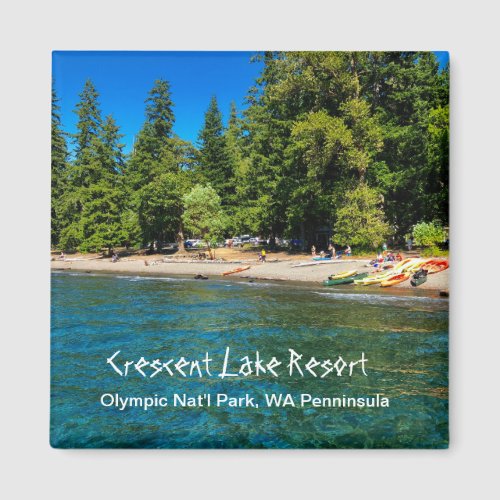 Souvenir Magnet Crescent Lake Resort Magnet