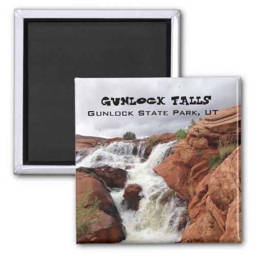 Souvenir MagnetGunlock Falls Gunlock State Park Magnet