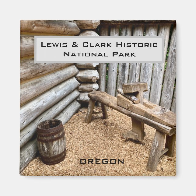 Souvenir Magnet: Lewis & Clark Nat'l Historic Park Magnet (Front)