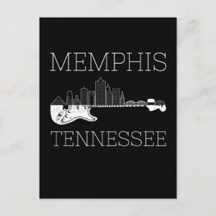 Souvenir Memphis Guitar Music Tennessee Memphis Postcard
