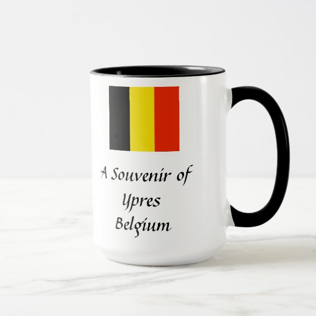 Souvenir Mug - Ypres, Belgium (Right)