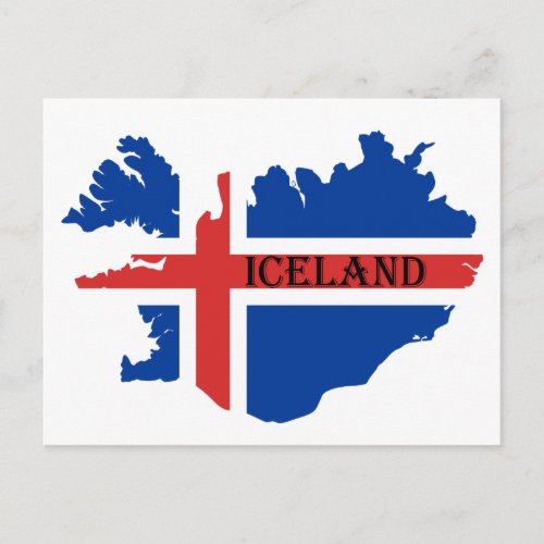 Souvenir of iceland post card