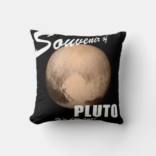 Souvenir of Pluto Throw Pillow