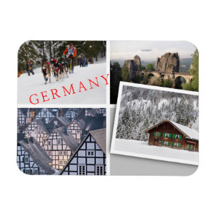 Souvenir photo collage from Germany Magnet