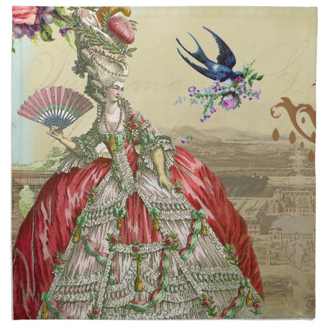 Souvenirs de Versailles Cloth Napkin (Front)