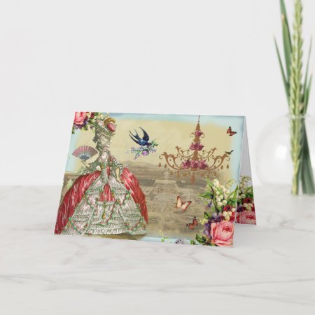 Souvenirs De Versailles Happy Birthday Card