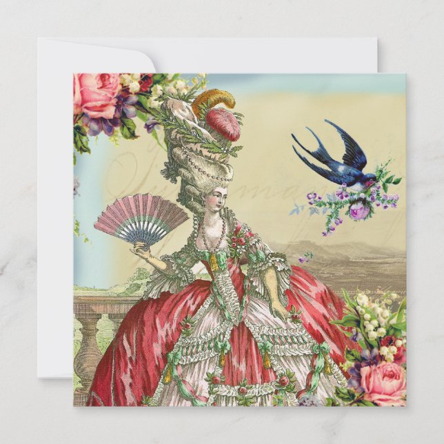 Souvenirs de Versailles Invitation (Front)